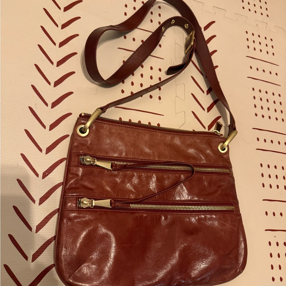 HOBO Leather Crossbody Bag